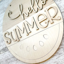 Load image into Gallery viewer, Hello Summer Watermelon Door Hanger
