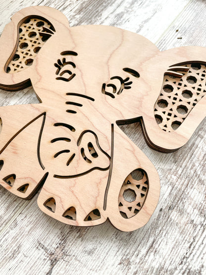 Rattan Safari Animals