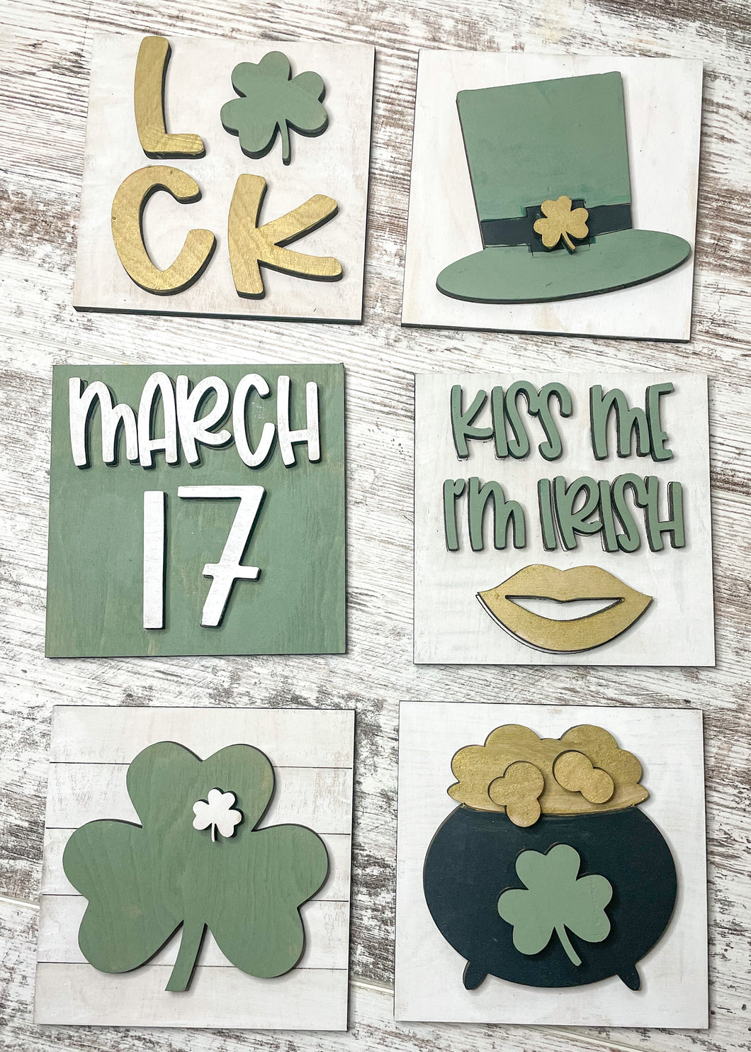 Mini St Patrick's Day Signs
