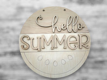 Load image into Gallery viewer, Hello Summer Watermelon Door Hanger
