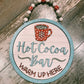 Hot Cocoa Bar DIY Sign (9”)