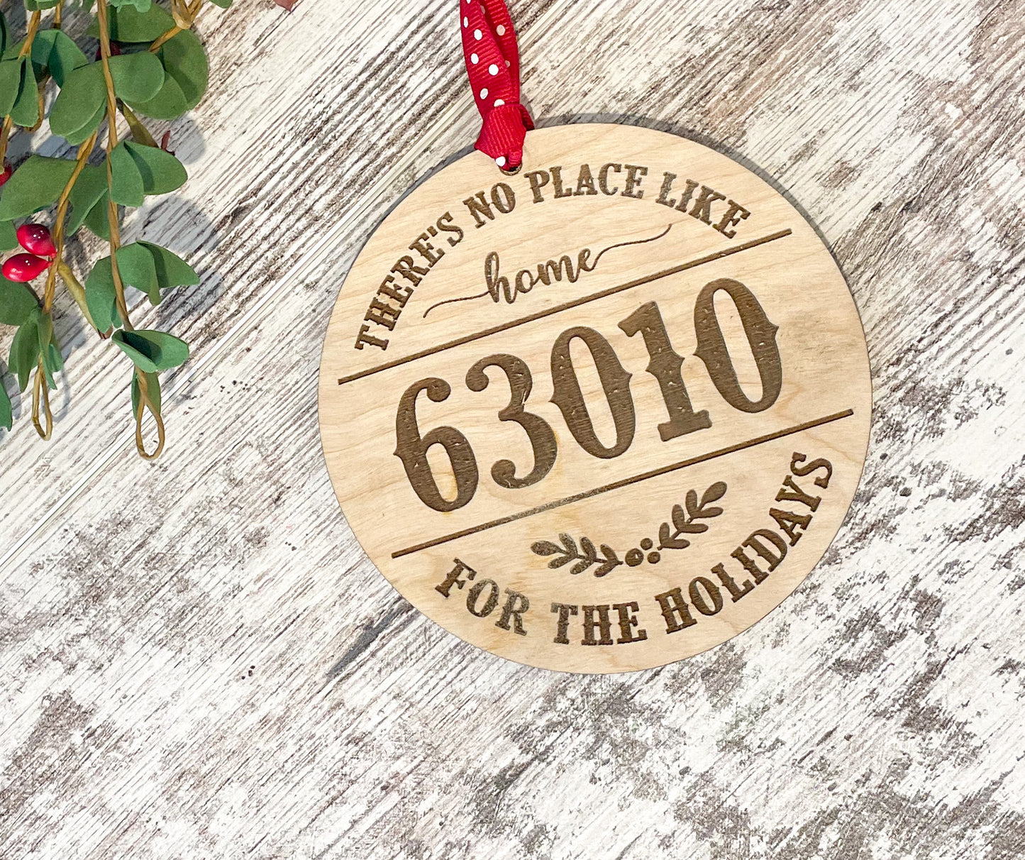 Zip Code Home Ornament