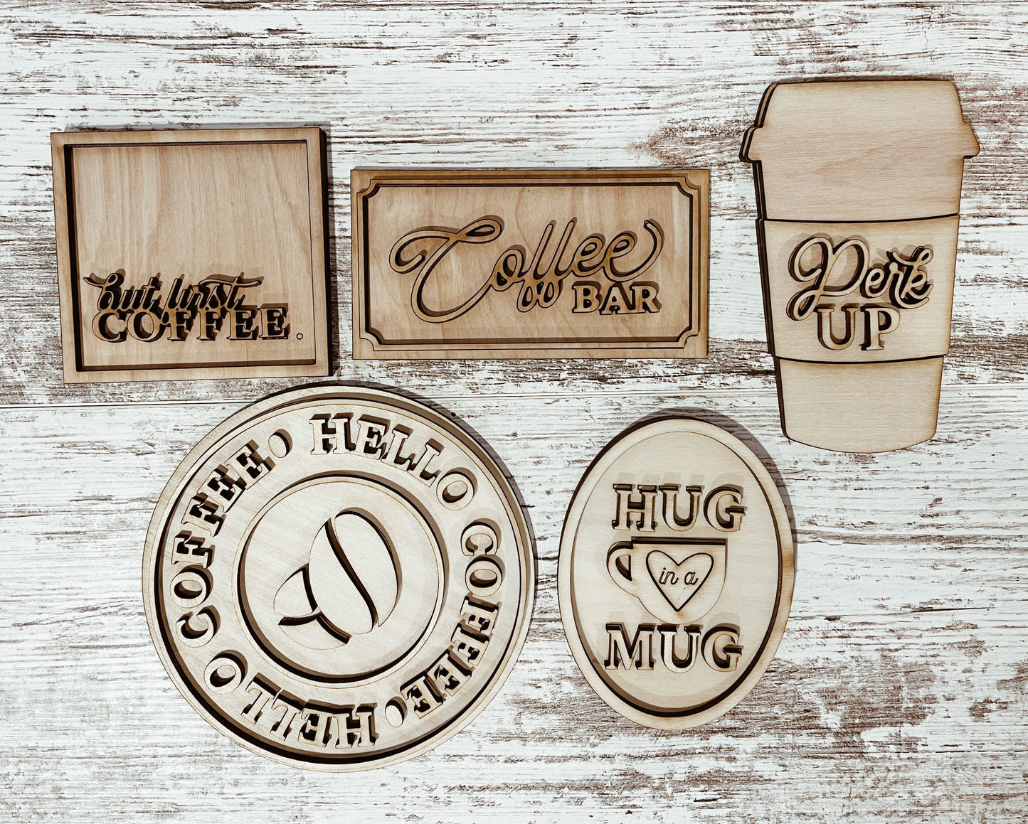 Coffee Tiered Tray DIY Kit