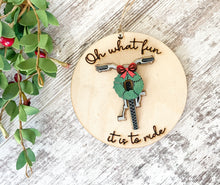 Load image into Gallery viewer, Oh What Fun Bicycle Ornament
