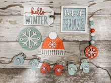 Load image into Gallery viewer, Let it Snow Tiered Tray DIY Kit
