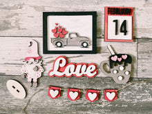 Load image into Gallery viewer, Valentine’s Day Gnome Tiered Tray Kit
