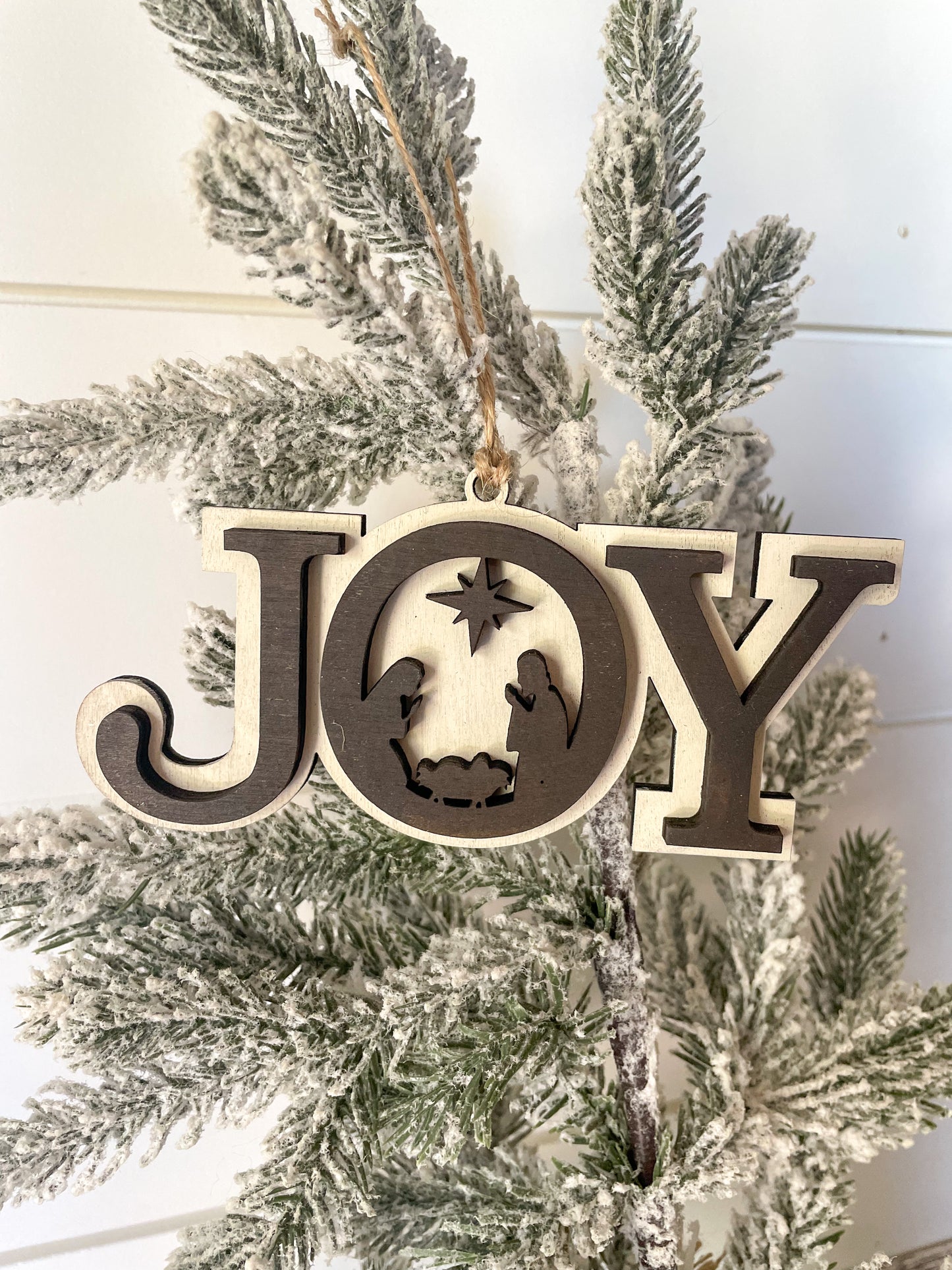 Joy Nativity Ornament