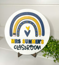 Load image into Gallery viewer, Personalized Teacher Classroom Sign
