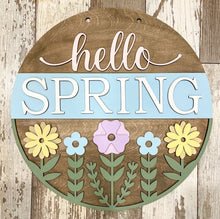 Load image into Gallery viewer, Hello Spring Door Hanger
