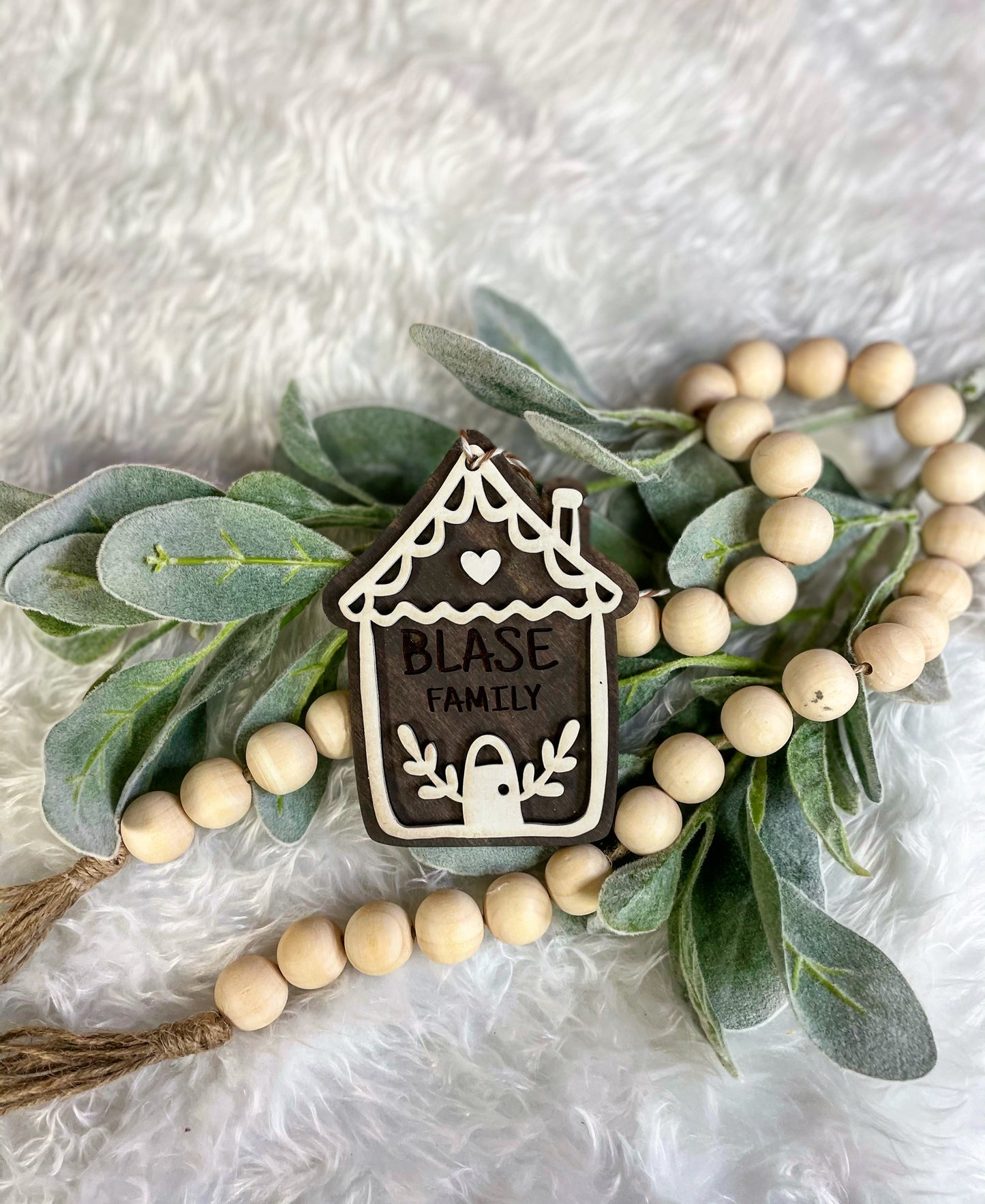 Gingerbread Inspired Personalized Ornaments