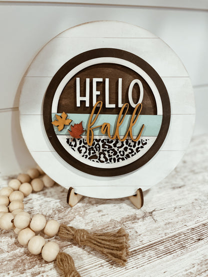 Circle DIY Shiplap Interchangeable Base and Stand