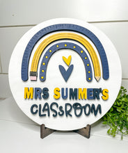 Load image into Gallery viewer, Personalized Teacher Classroom Sign
