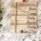 Personalized Book Stack Ornament