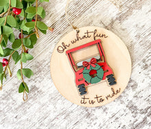 Load image into Gallery viewer, Oh What Fun UTV Ornament
