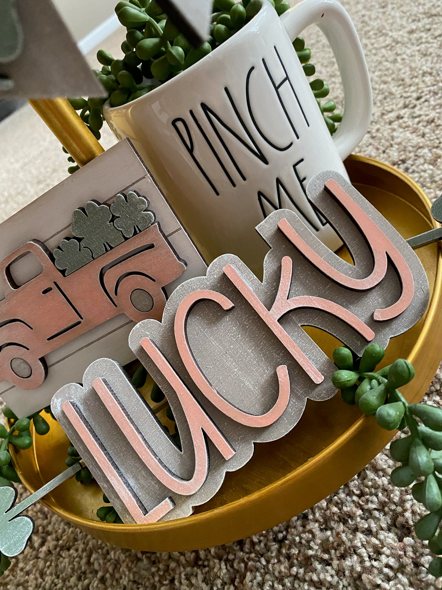 St Patrick's Day Lucky Tiered Tray DIY Kit