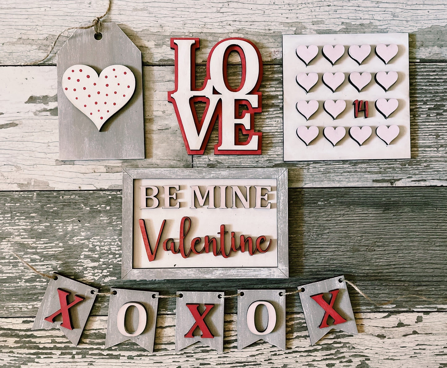 Valentine’s Day Love Tiered Tray DIY Kit
