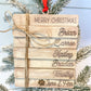 Personalized Book Stack Ornament