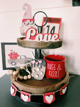 Load image into Gallery viewer, Valentine’s Day Gnome Tiered Tray Kit
