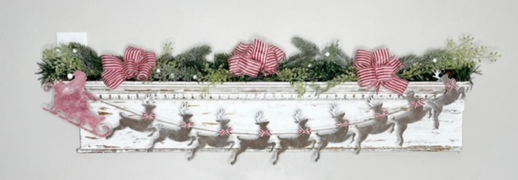 Santa and Reindeer Banner