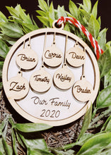 Load image into Gallery viewer, Family Name Ornament
