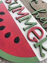 Load image into Gallery viewer, Hello Summer Watermelon Door Hanger
