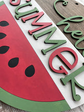 Load image into Gallery viewer, Hello Summer Watermelon Door Hanger
