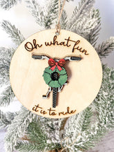Load image into Gallery viewer, Oh What Fun Bicycle Ornament
