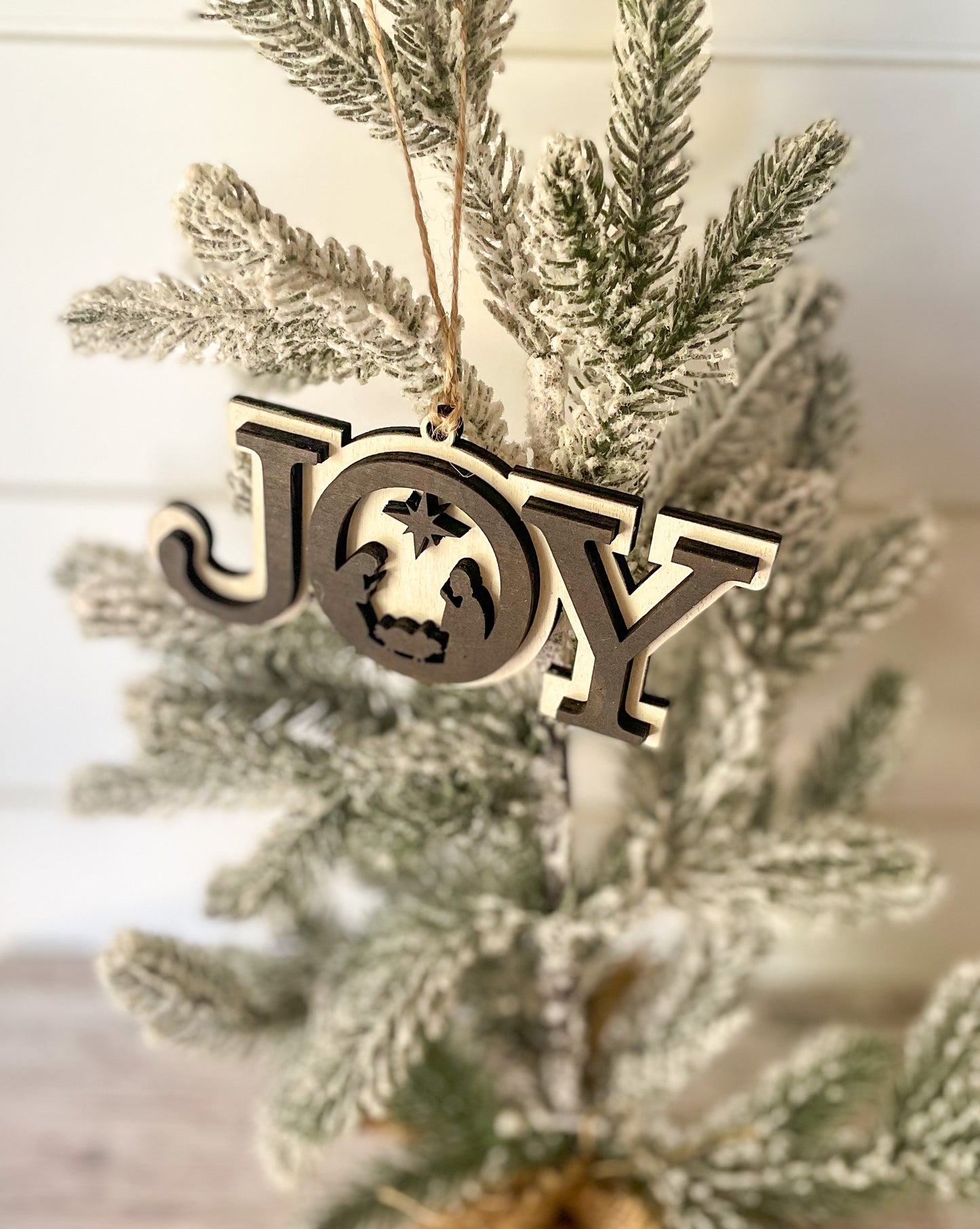 Joy Nativity Ornament