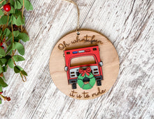 Load image into Gallery viewer, Oh What Fun Ambulance Ornament
