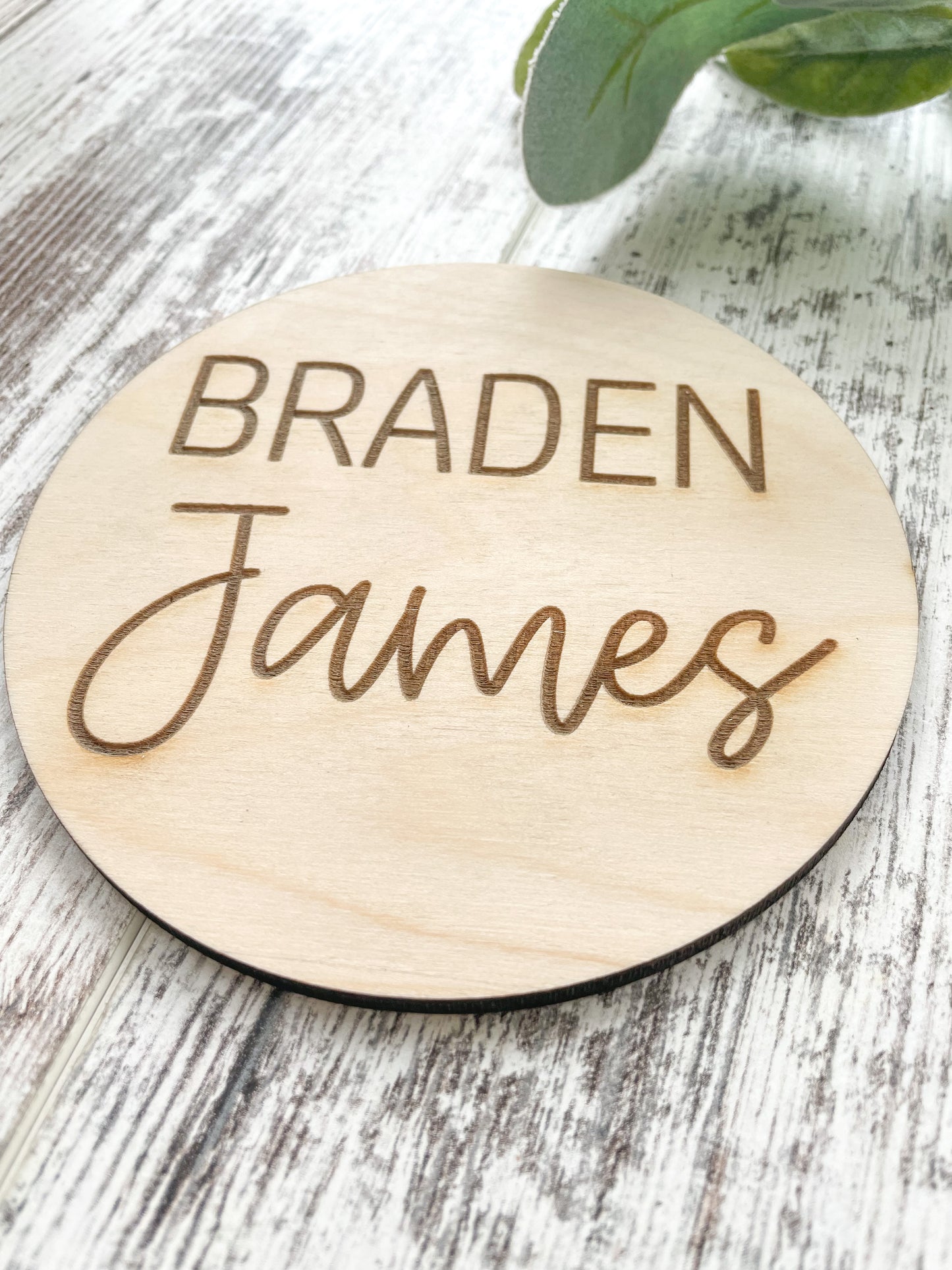 Personalized Name Wood Sign