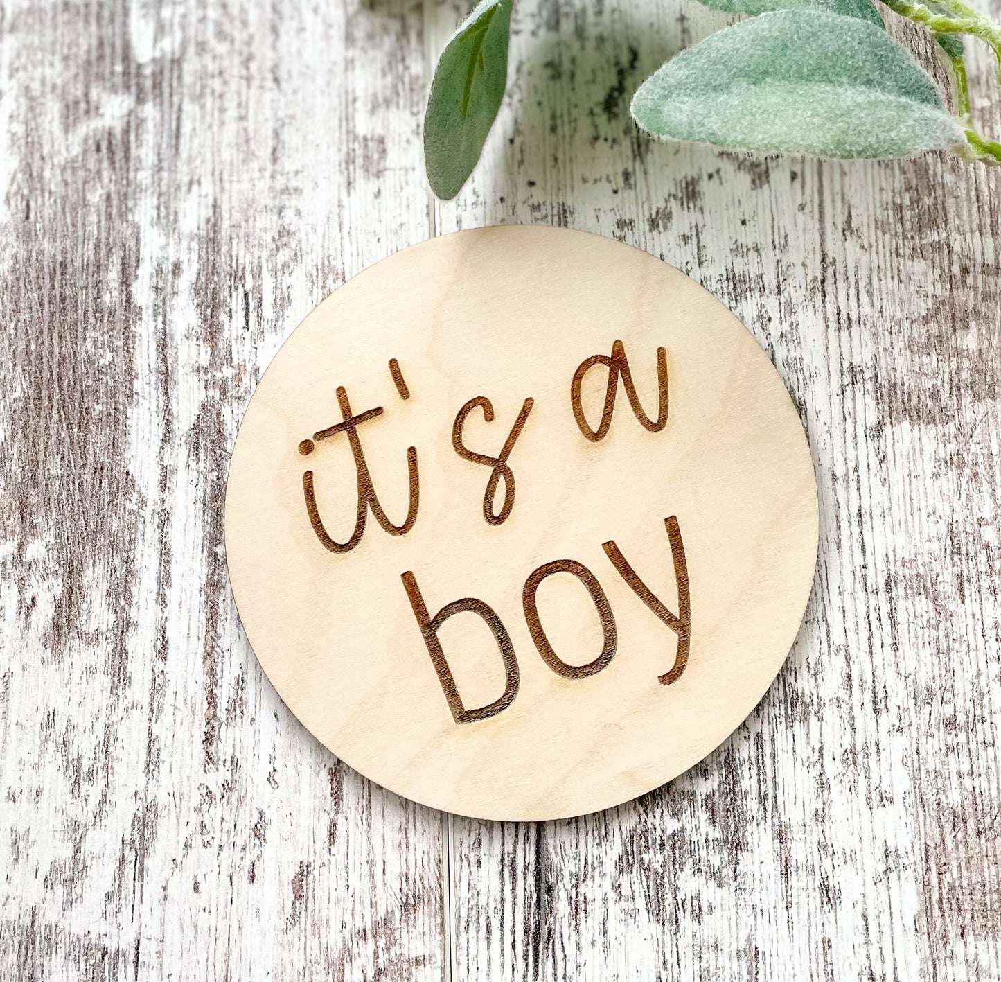 It’s A Boy Wood Sign