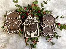 Load image into Gallery viewer, Gingerbread Inspired Personalized Ornaments
