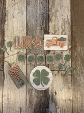 Load image into Gallery viewer, St Patrick&#39;s Day Lucky Tiered Tray
