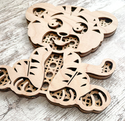 Rattan Safari Animals