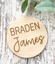 Load image into Gallery viewer, Personalized Name Wood Sign

