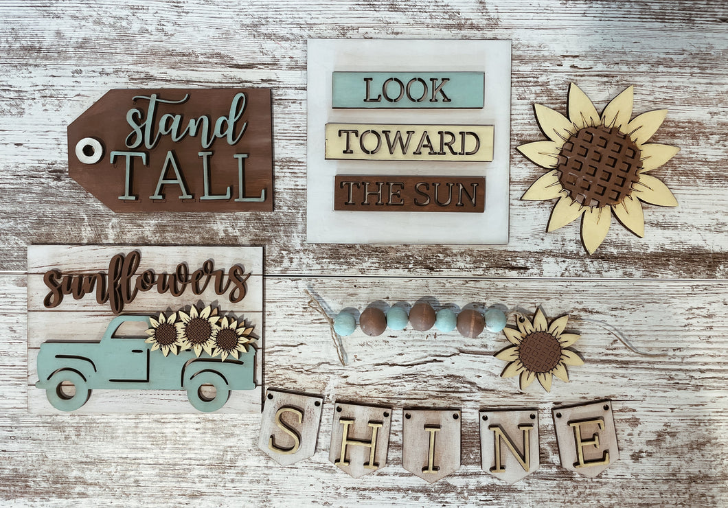 Sunflower Tiered Tray Kit