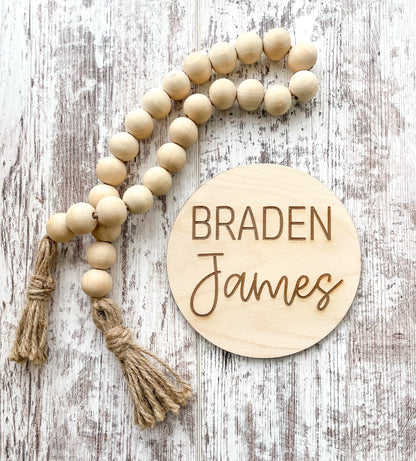 Personalized Name Wood Sign