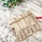Personalized Book Stack Ornament