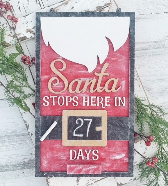 Santa Stops Here DIY Kit